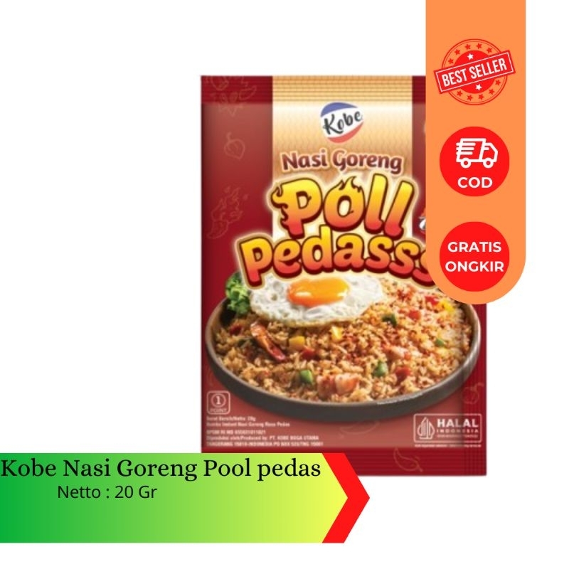 

Kobe Nasi Goreng Pool Pedas 20gr