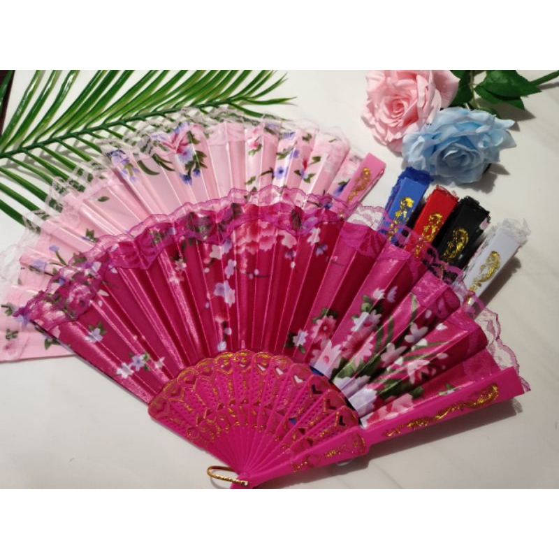 KIPAS TANGAN LIPAT/KIPAS TANGAN JEPANG/KIPAS TANGAN BUNGA RENDA/KIPAS SATIN/KIPAS TANGAN