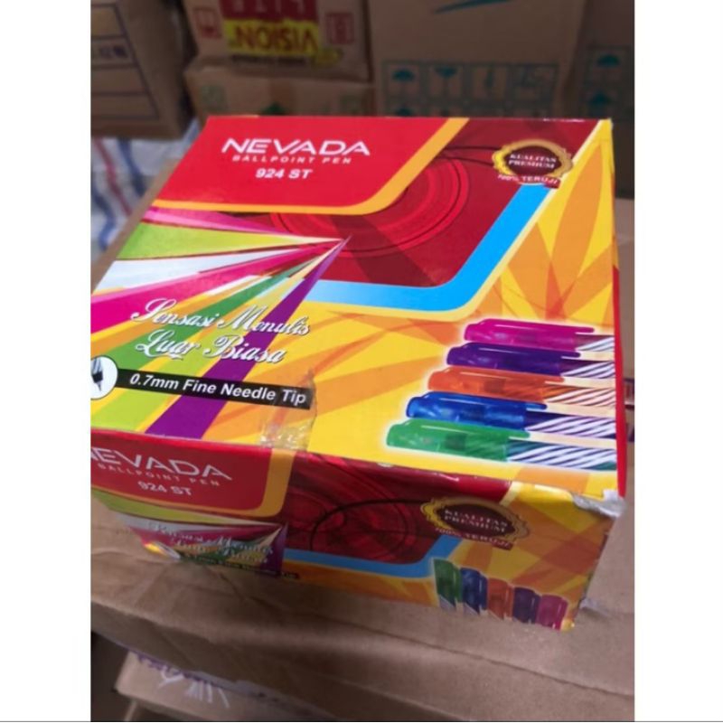 

(1pack 12 pcs)Pulpen NEVADA /Pulpen Ulir