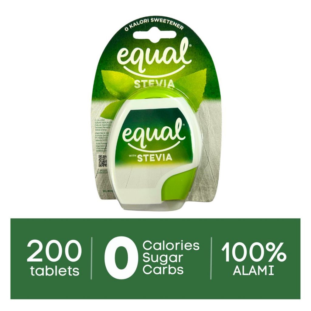 

Equal Stevia Gula Diet Pemanis Nol Kalori - 200 Tablet