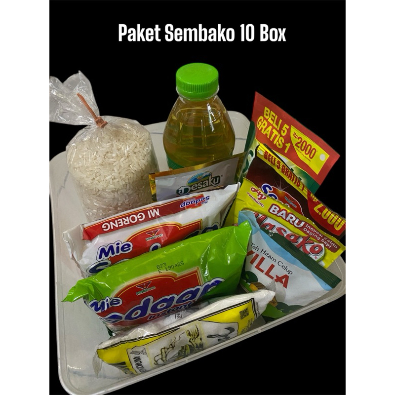 

Paket sembako berkah 10 Paket