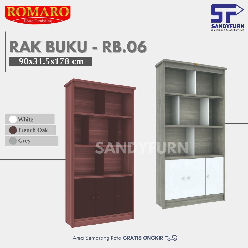 ROMARO - RB 06 - Rak Buku