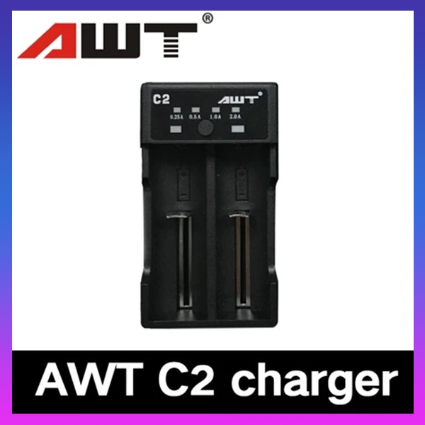 AWT A2 Pengisian Cepat Baterai Charger AWT C2 Lithium Ion Battery Charger untuk 18650 21700 20700 Ba