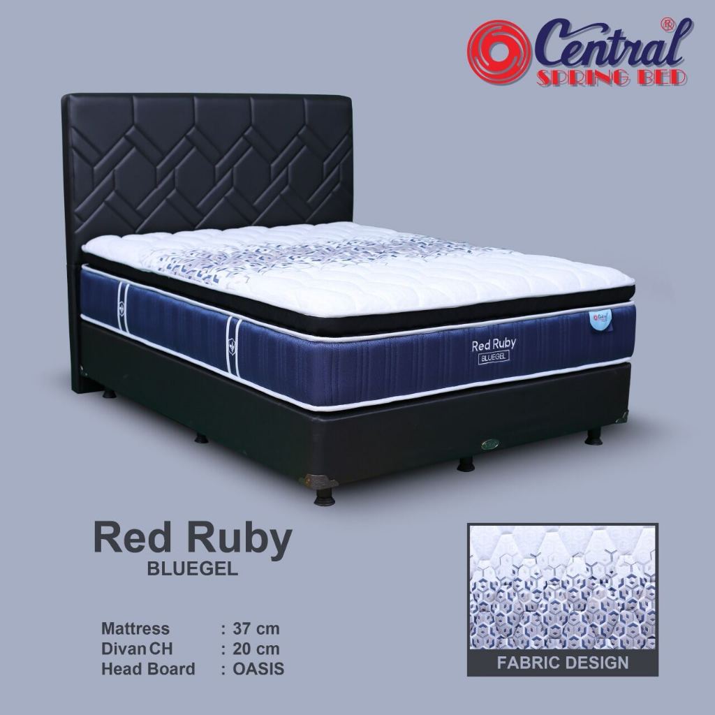 Springbed Central RED RUBY 3-ZONE - Griyabed Semarang