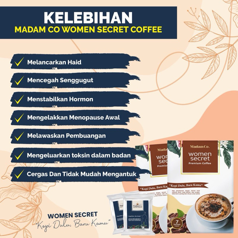 

Madamco Women Secret Coffee