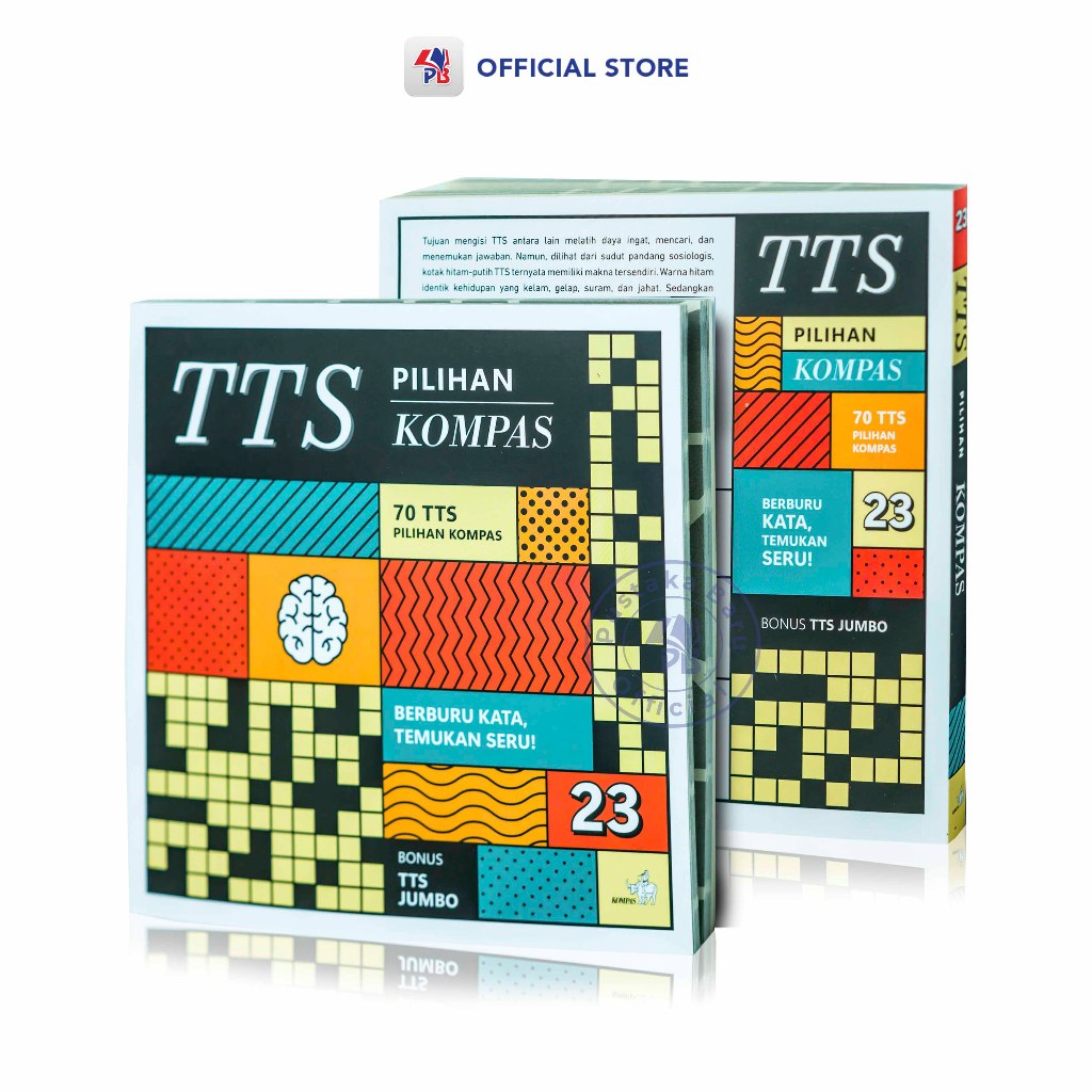 Buku TTS Kompas / TTS Pilihan Kompas Jilid 23 / Teka Teki Silang / GRAMEDIA PUSTAKA UTAMA - KMS