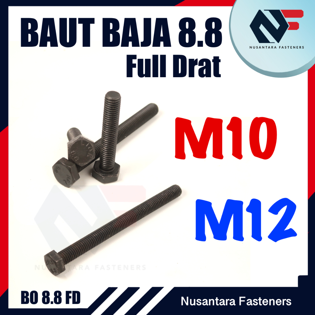 BAUT BAJA 8.8 FULL DRAT M10 M12