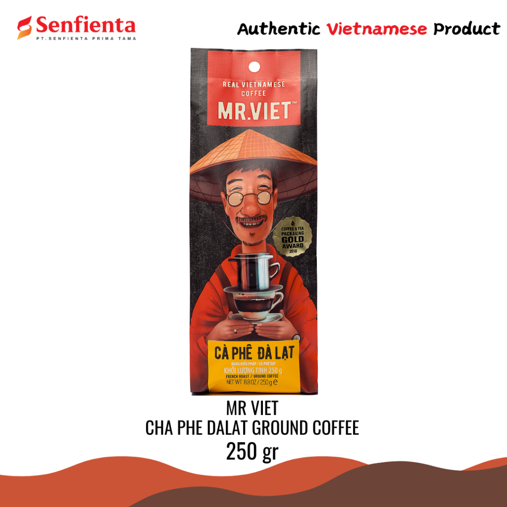 

Mr. Viet Cha Phe Dalat Ground Coffee 250 gr