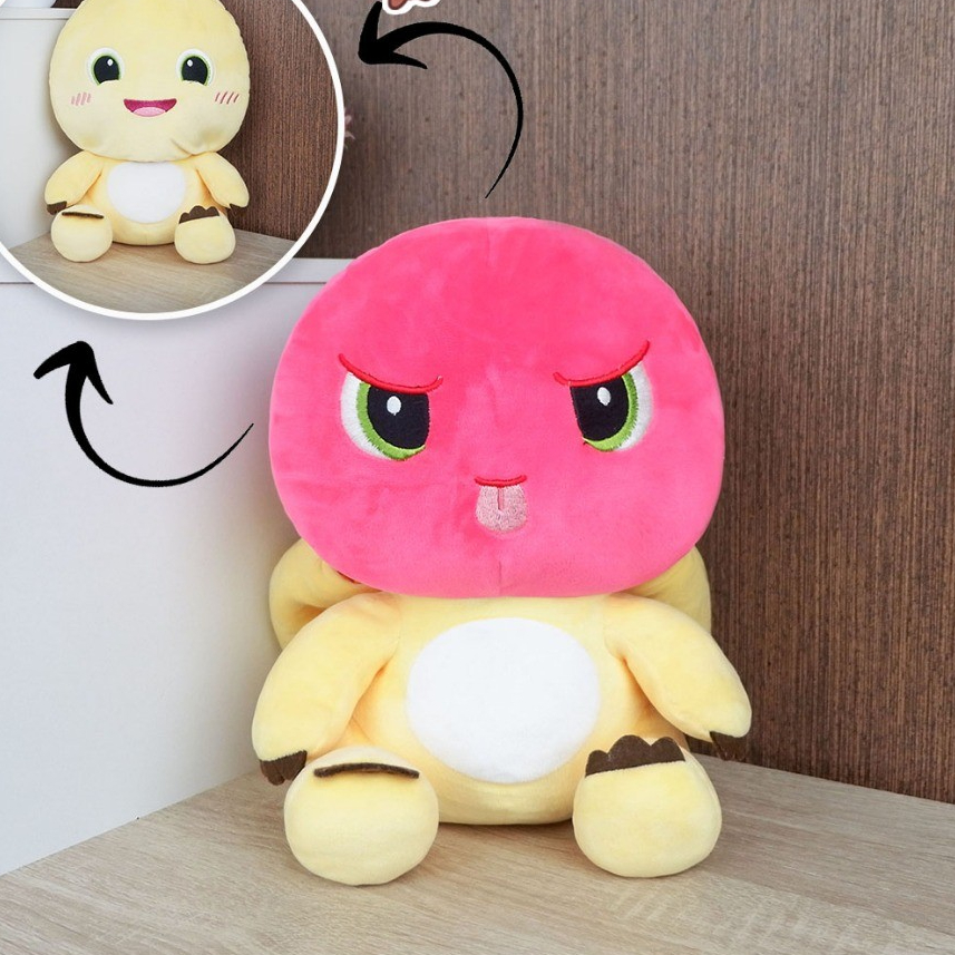 BONEKA Dino Kuning Fun and Angry Emotions Mini Lucu Mainan Anak Cowo Cewe Viral Hadiah Spesial Ulang