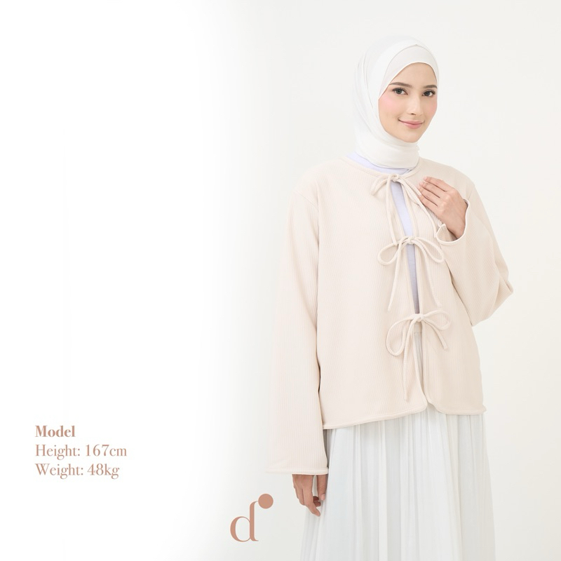 D.noktah Official - Hawla Cardigan (Outer) - Cream