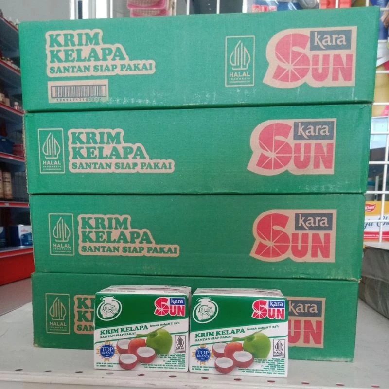 

Beryllicious.2 - Sun Kara santan instan 200ml 1dus 1 karton isi 12 santan siap pakai sunkara