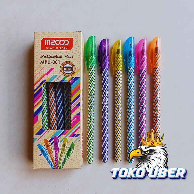 

1 Lusin Pulpen Ballpoint Pen M2000 MP-001 Isi 12pcs