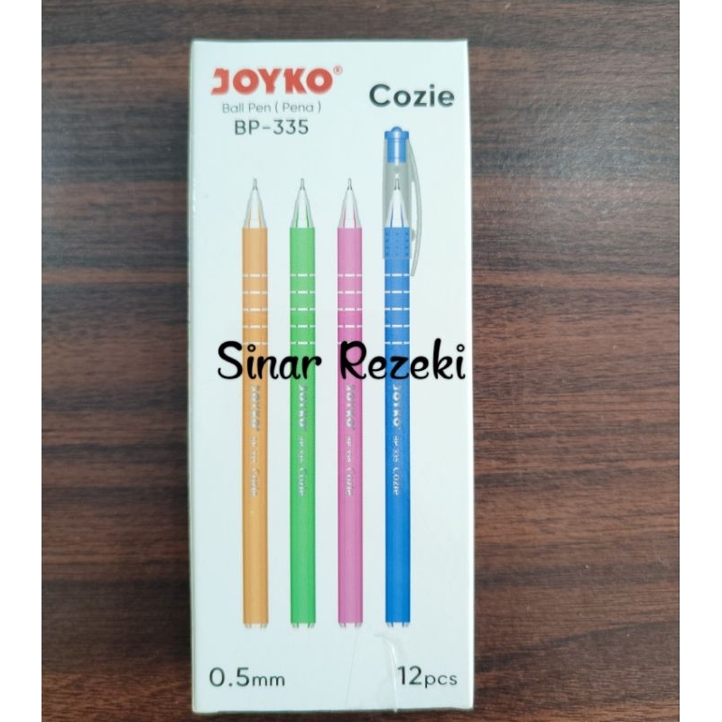 

12 buah!!BP-335 cozie!ball pen joyko/pena joyko murah lucu/pulpen joyko