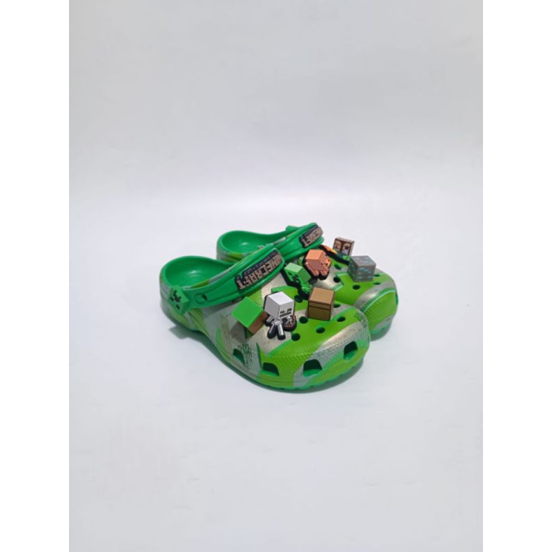 SANDAL CROCS ANAK MINECRAFT / SANDAL ANAK CROCS MINECRAFT CLOG