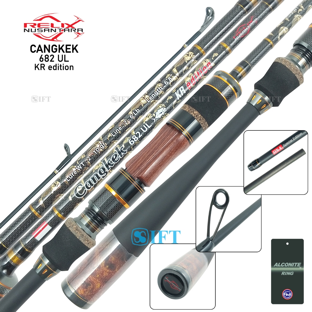 Joran UL RELIX NUSANTARA CANGKEK KR edition | Fuji Alconite | Special Edition Casting Ultra Light | 