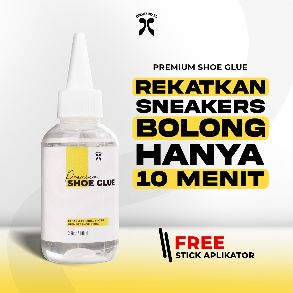 Lem Sepatu Super Kuat untuk Sneakers Sol Vulkanisir Anti Air Cepat Kering 100ml