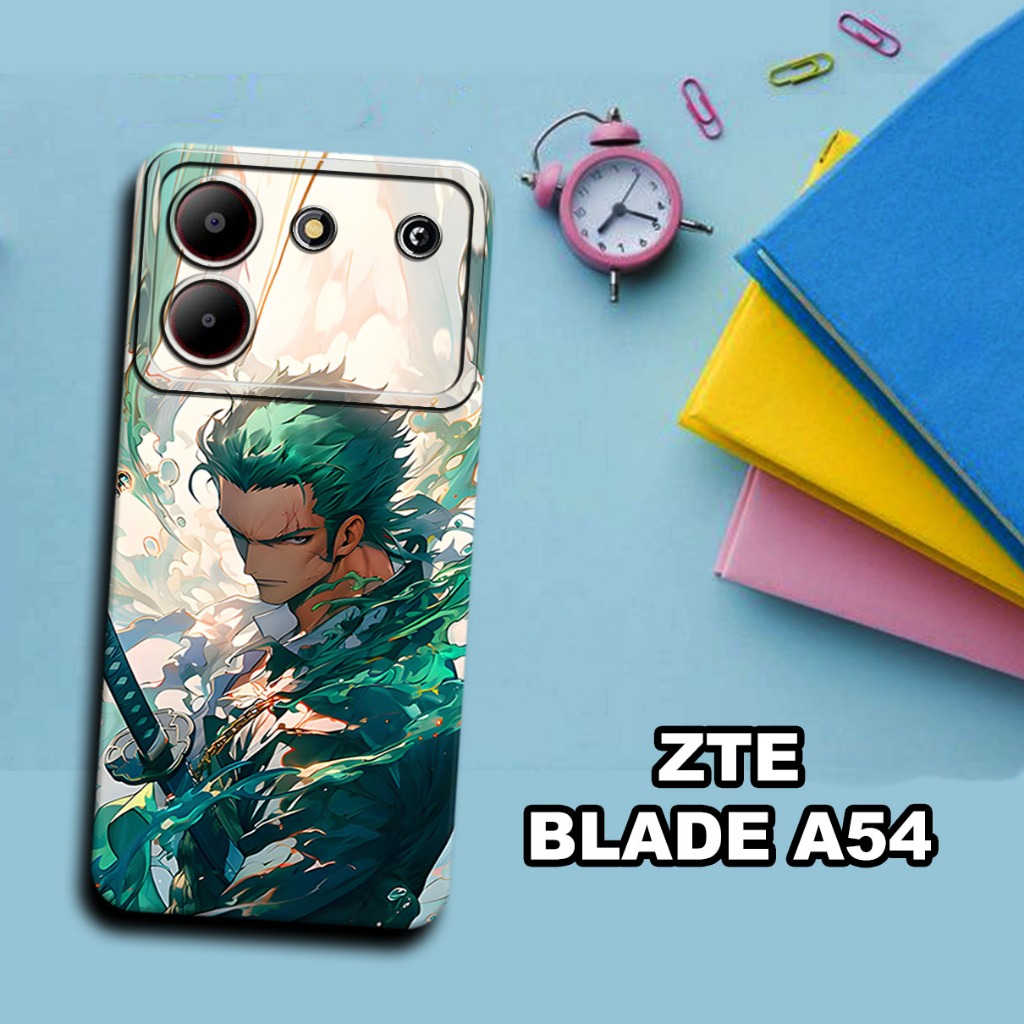 S37-Softcase procamera untuk ZTE BLADE A54  Terbaru - ZTE BLADE A54 - bahan karet lentur-Motif Anime