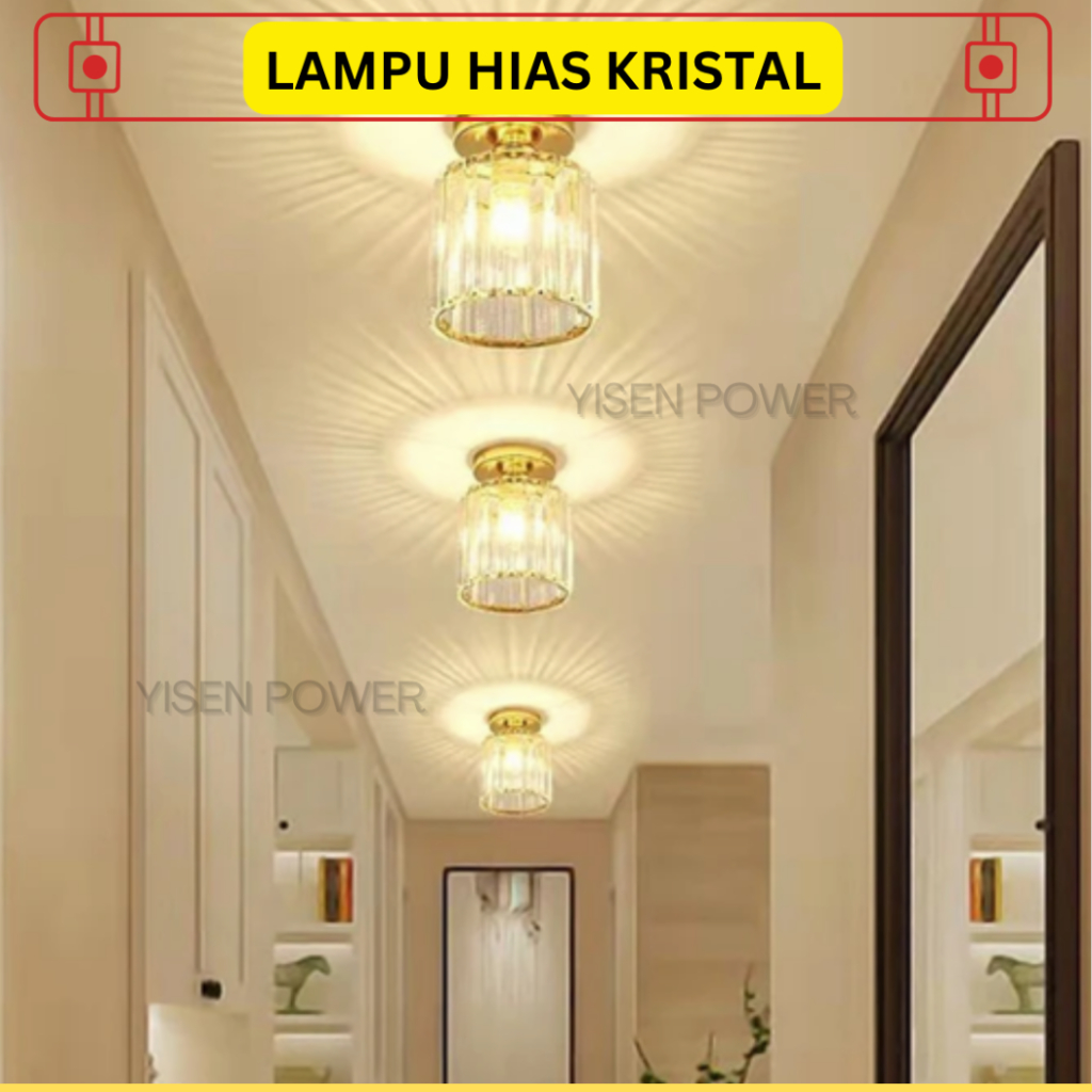 Lampu Hias Kristal Lampu Plafon