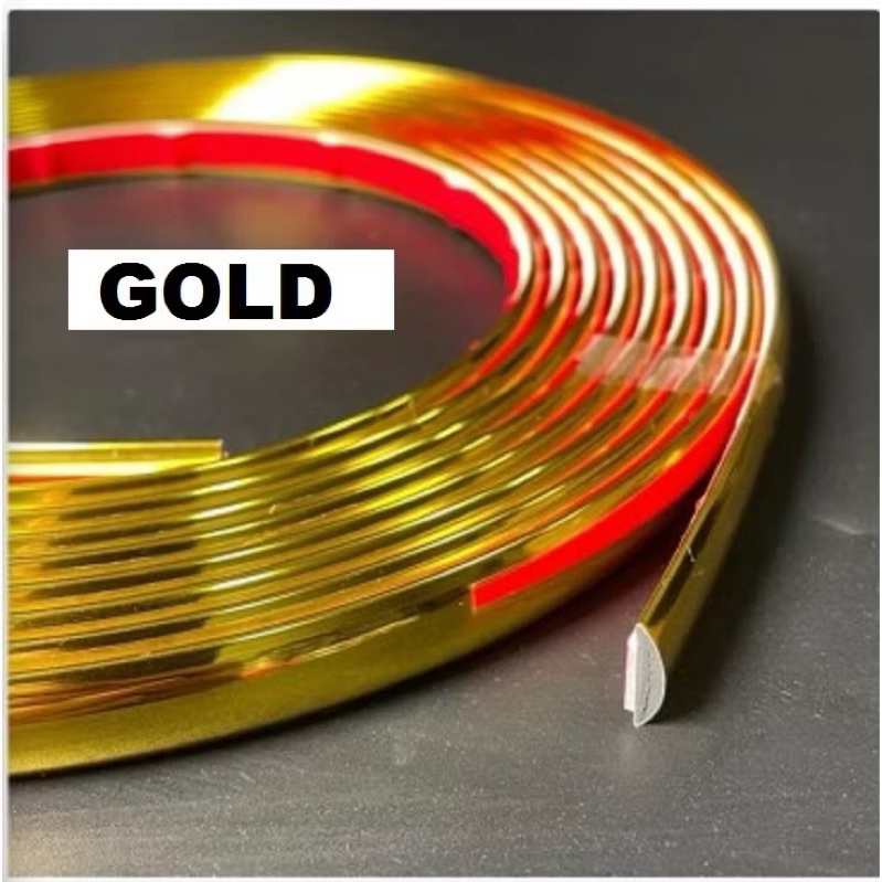 

stiker list gold 15mm harga per meter