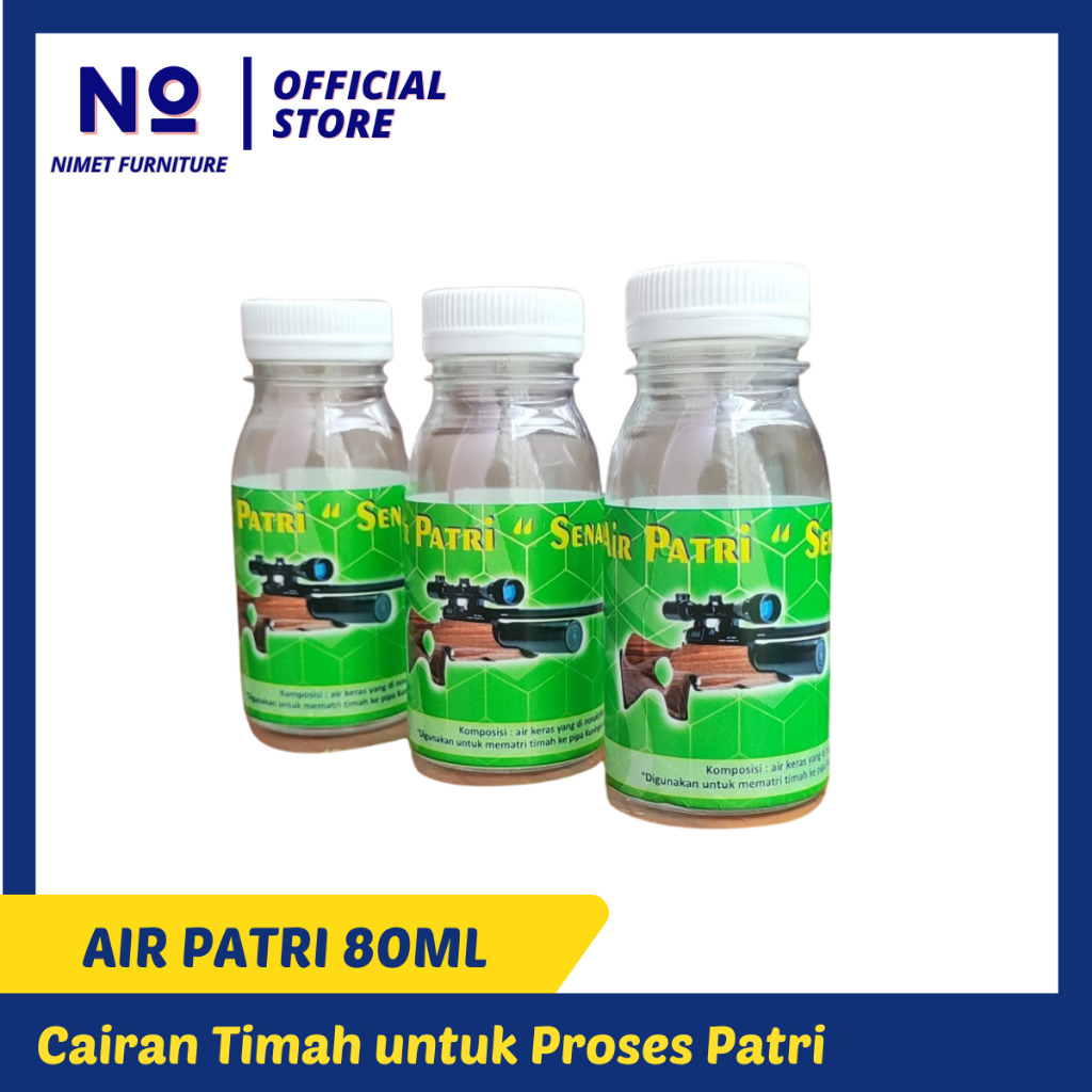 Terbaru Air Patri timah kuningan kemasan 80ml cairan timah patri Solder