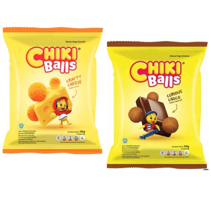 

Chiki balls kemasan besar jumbo snack cokelat keju