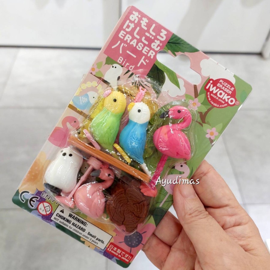 

Iwako Bird Japan Puzzle Eraser - Penghapus / Setip Jepang