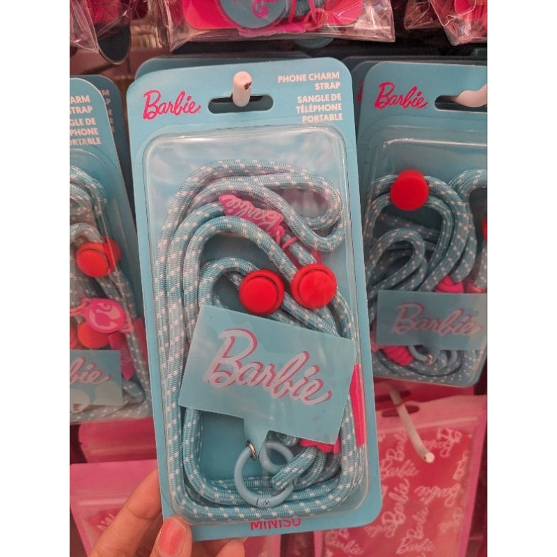 Ready Miniso Barbie Phone Charm Strap