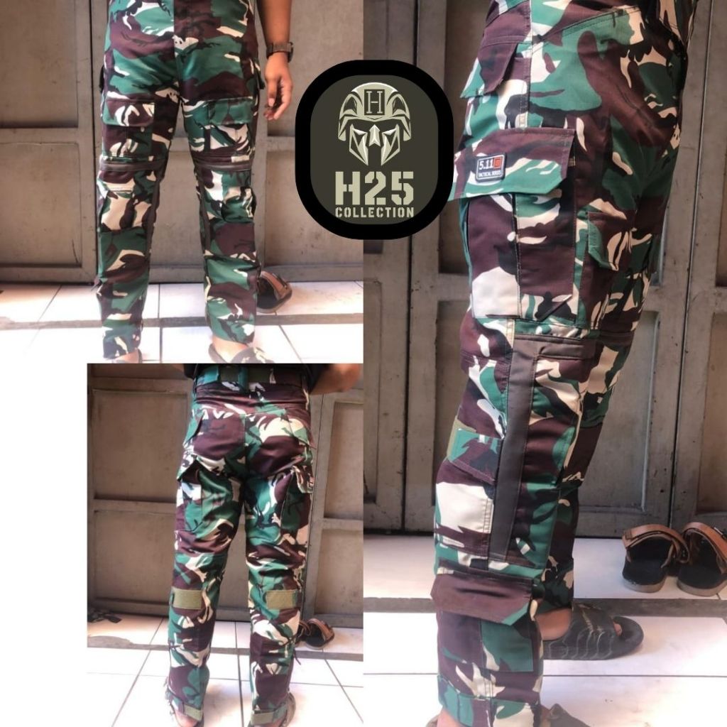 CELANA PDL LORENG TNI CELANA 511 MALVINASI VARIASI SCUBA HIJAU