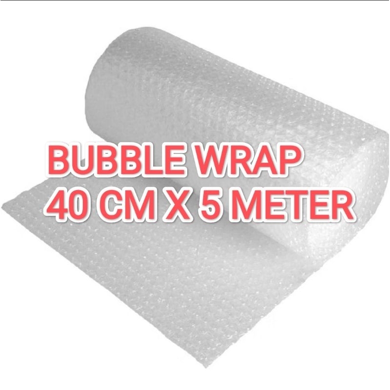 

Bubble wrap meteran 40 cm X 5 Meter Kualitas premium