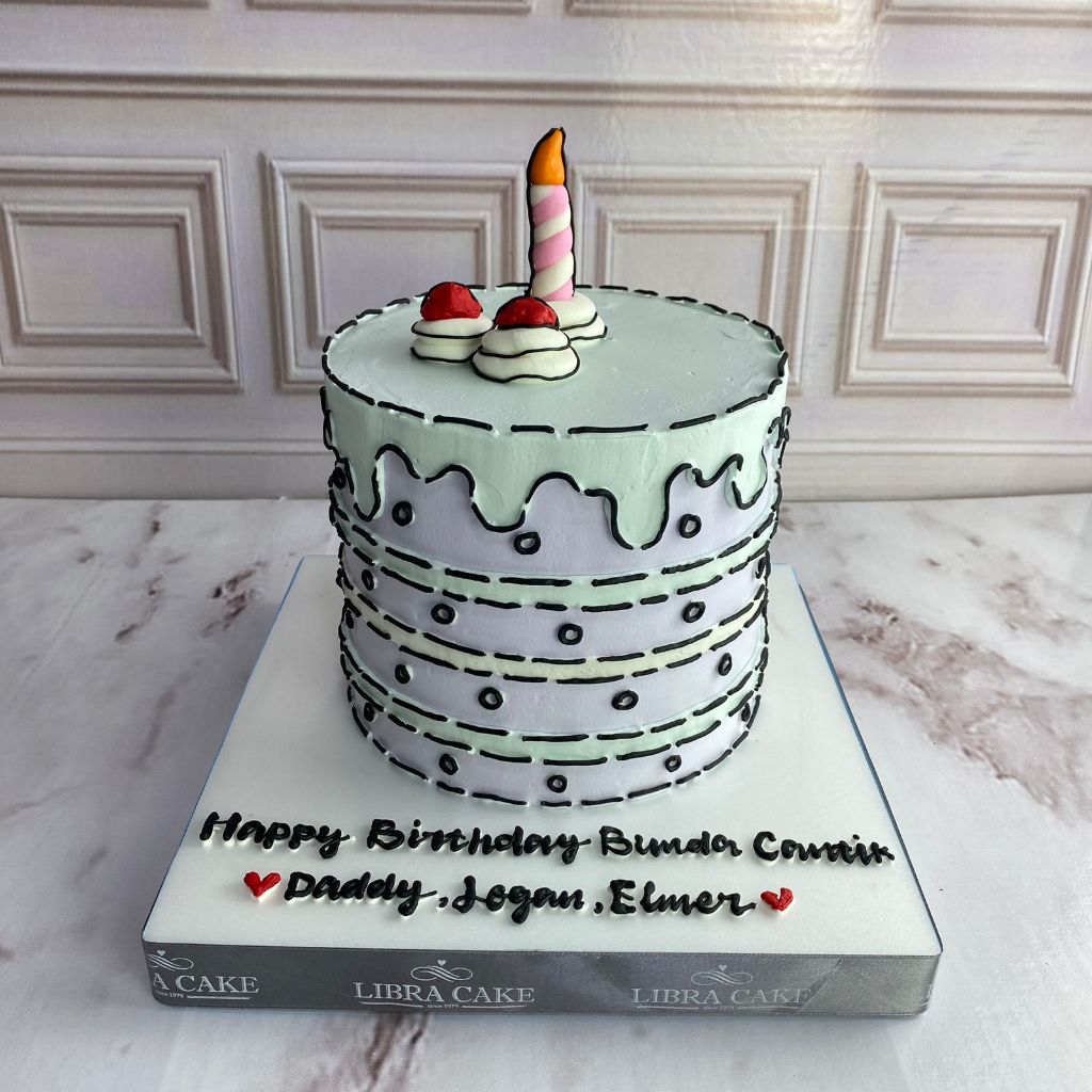

Kue Ulang Tahun/Birthday Cake/Kue Ultah Tema Cartoon/Kue Birthday