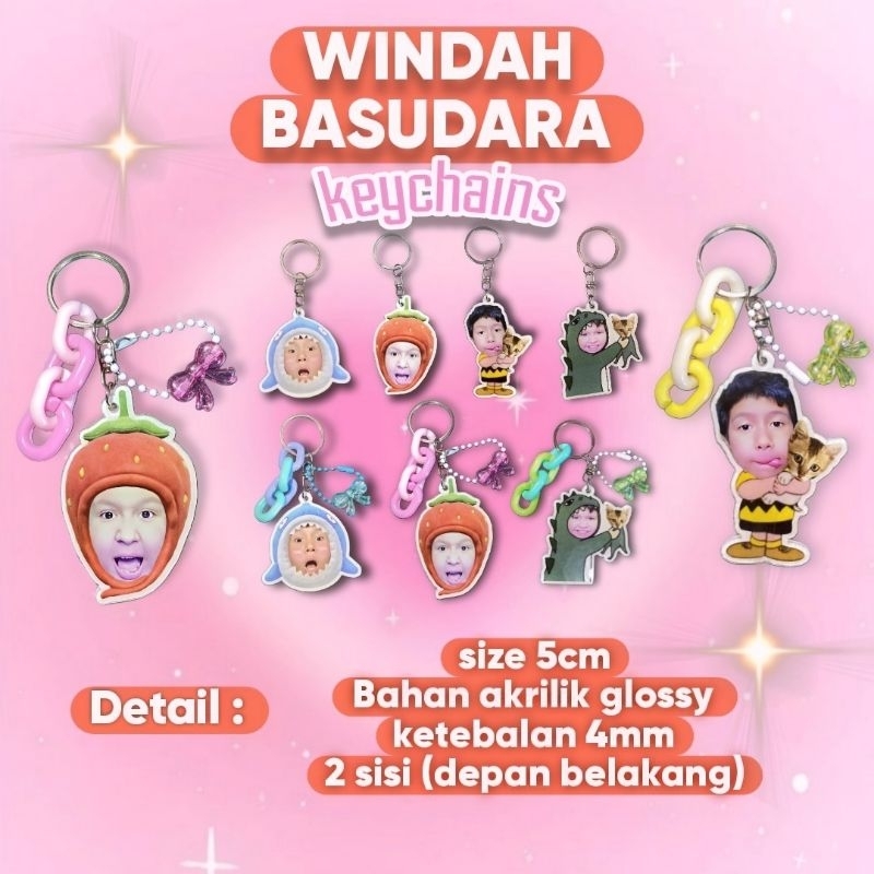 [READY] [COD] [TERMURAH] KEYCHAINS WINDAH BASUDARA | GANCI WINDAH | GANTUNGAN KUNCI WINDAH BASUDARA 