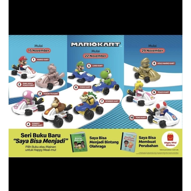 Happy Meal MCD Mcdonald Mario Bros
