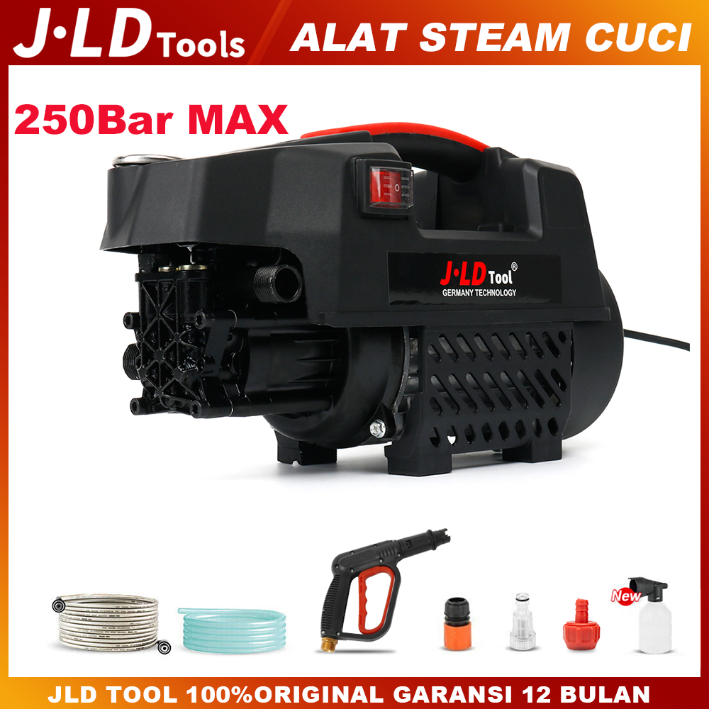 JLD 250Bar Alat steam cuci motor Super Jet Steam Cuci Mobil Electric Pressure Washer 4500PSI