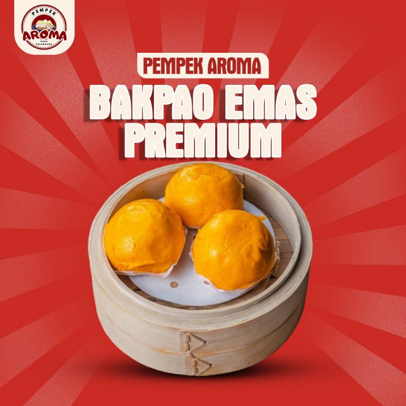 

Bakpao Emas Premium Telur Asin Isi 10 Pcs