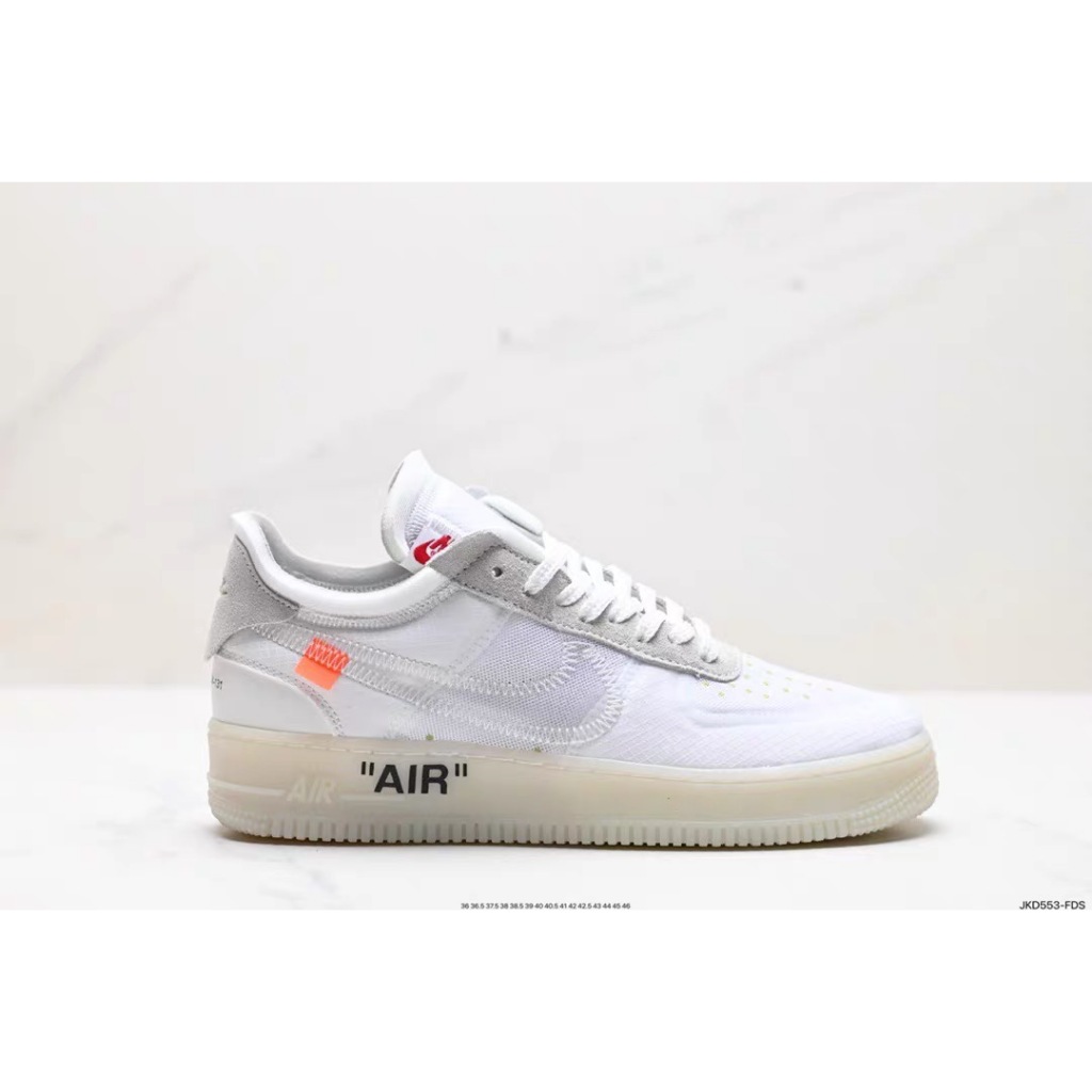 Asli & Ready OFF-WHITE x Nike Air Force 1 Virgil The Ten Low Top Board Shoes White