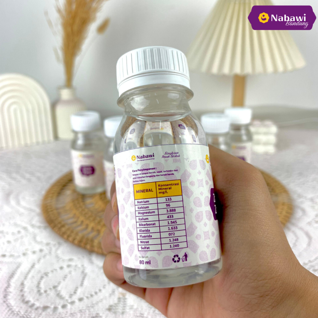 

Air Zamzam Kecil Mini 80 ml Asli 100% Original Oleh Oleh Haji Umroh Bandung
