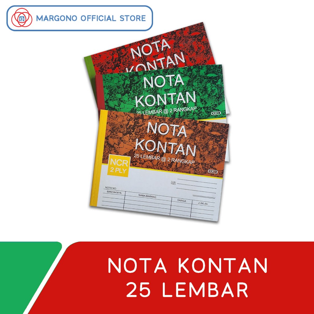 

KY Nota Kontan NCR 2 Ply - 25 Lembar