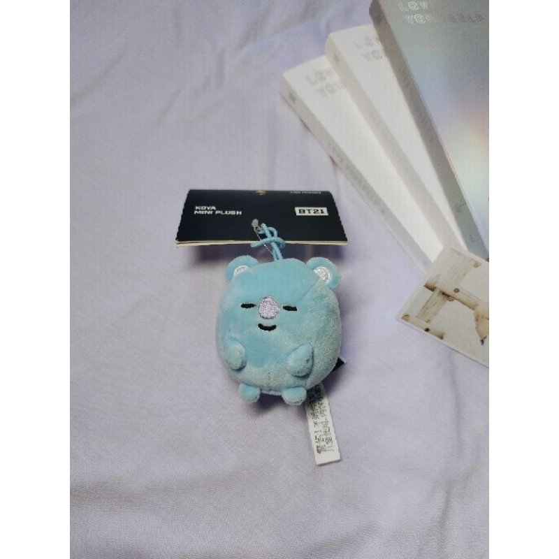 [PRELOVED] OFFICIAL BT21 LINE FRIENDS KOYA Soft Plush Lying Bag Charm