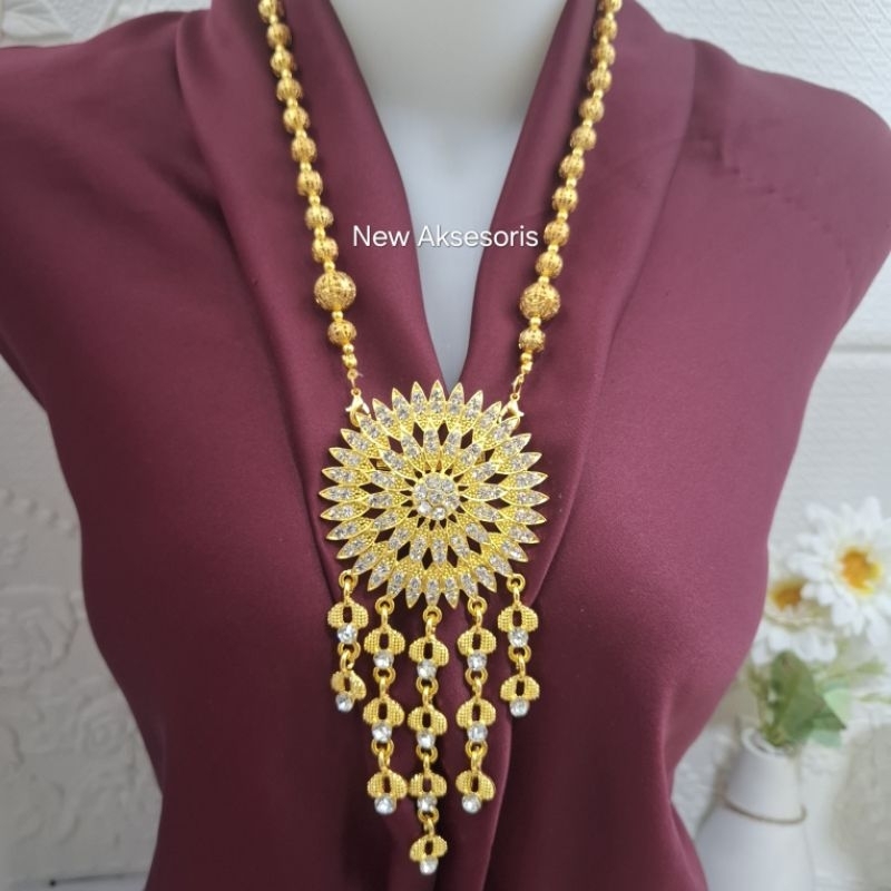 Kalung Bros Kebaya Kutubaru Jurai Mewah Aksesoris Fashion Hijab