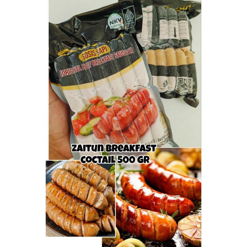 

ZAITUN SOSIS BREAKFAST 500 GRAM TANPA KUPAS