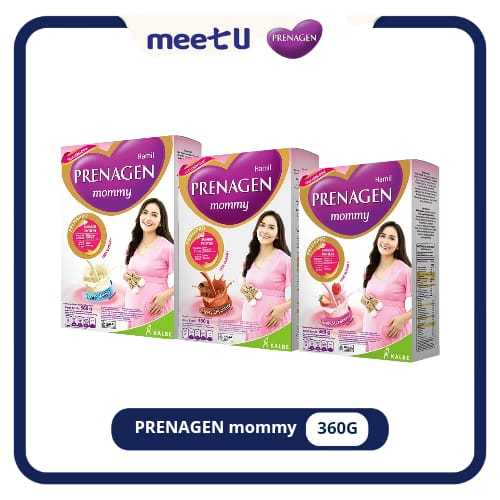 

Prenagen Mommy 360gr Vanilla/Strawberry - Coklat - Susu Ibu Hamil - Susu Bumil Bubuk Lactogrow Bayi