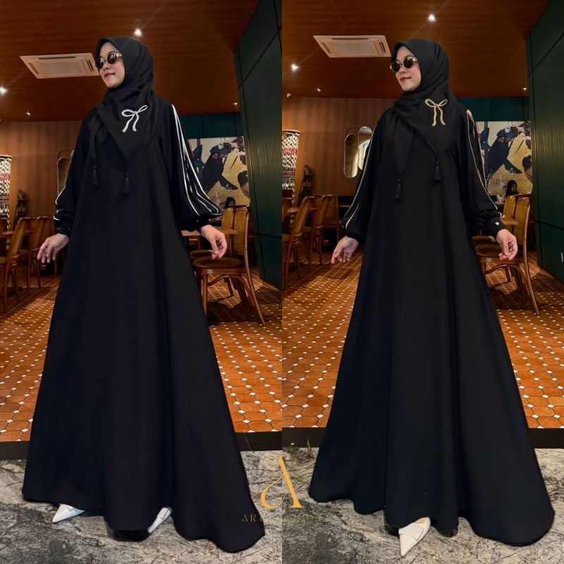 ART FASHION ABAYA DRESS SERIES 6 (GAMIS + HIJAB)