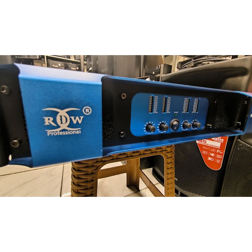 RDW NR 13004 PRO MK3 Power Amplifier NR 13004 MK3 NR13004MK3 / PRO Class H - 4 channel