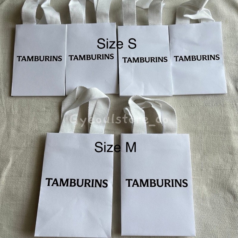 

READY STOCK - PAPERBAG TAMBURINS PAPER BAG