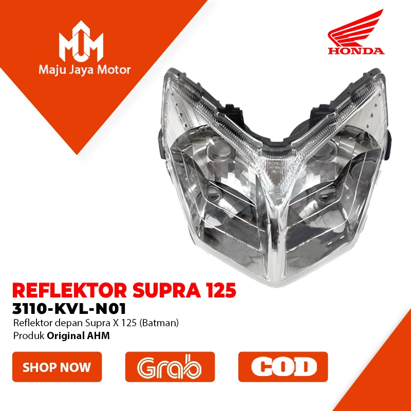 Reflektor Lampu Depan Supra X 125 Batman KVL Original AHM