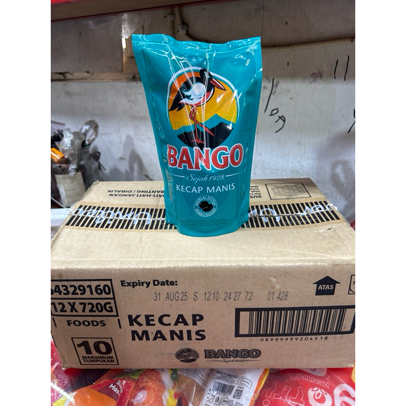

Kecap Manis Bango 720 gram Perdus isi 12 pcs