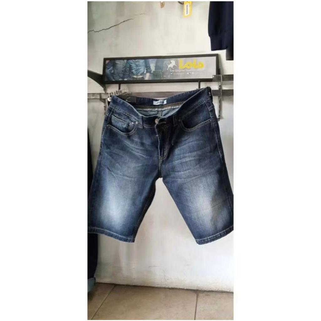 CELANA PENDEK PRIA JEANS LOIS / Celana Jeans Pendek Pria Original 100% Lois Model Terbaru