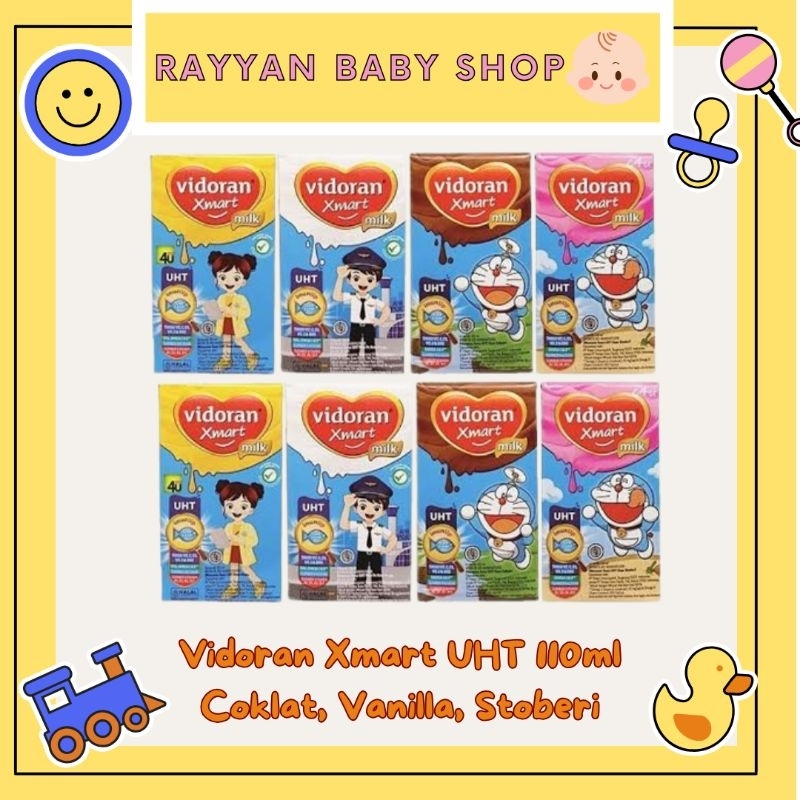 

Vidoran Xmart UHT 110ml SUSU UHT VIDORAN Coklat KHUSUS AREA JATIM