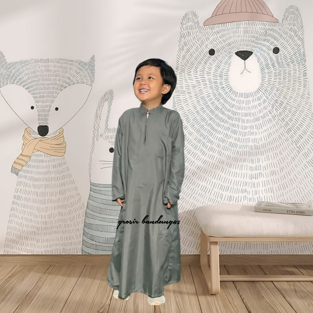 Paket Hemat Jubah Anak Laki Laki Umur 2-12 Tahun Gamis Anak Laki Laki Baju Muslim Terlaris Baju