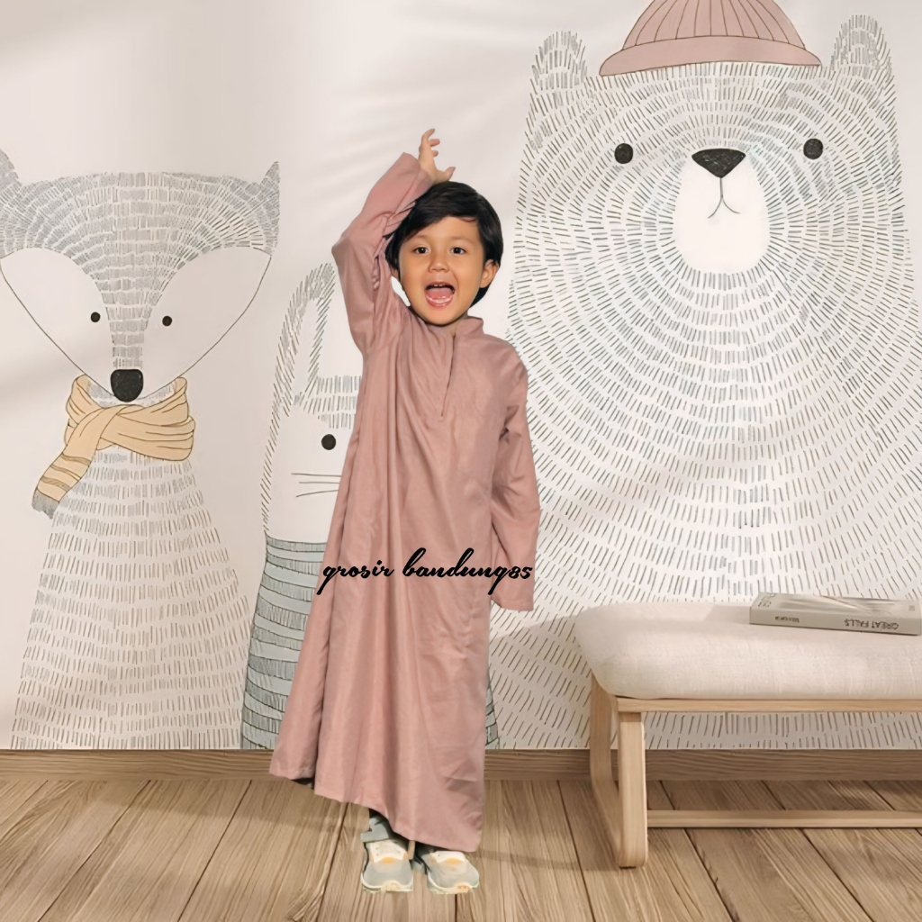 Cuci Gudang Jubah Anak Laki Laki Umur 2-12 Tahun Gamis Anak Laki Laki Baju Muslim Terlaris Baju